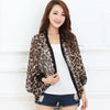 Sun Protection Ultra-light Lady Outdoor Hooded Coat Leopard Print